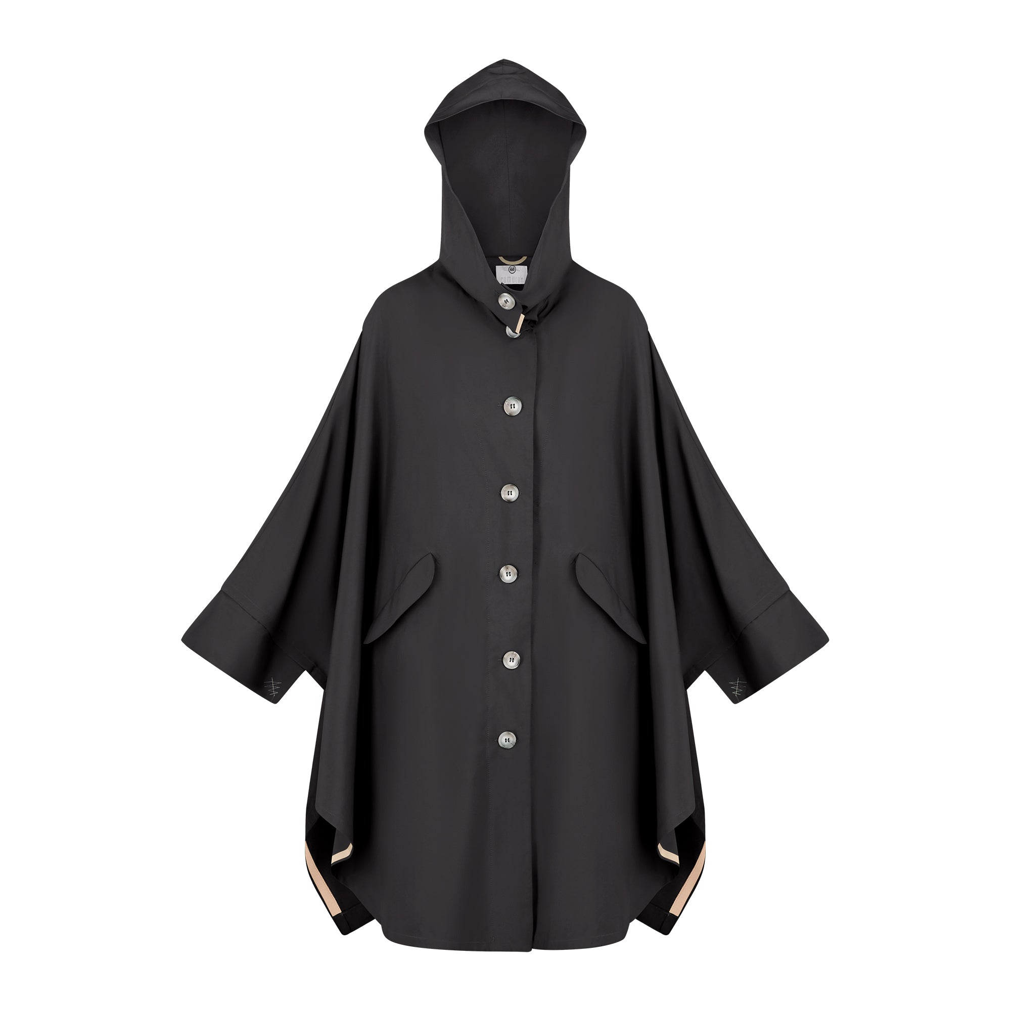 Cape Town raincoat - Anthracite color - front view