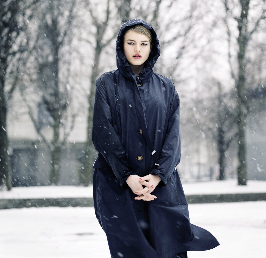 The Classic raincoat - anthracite color -
