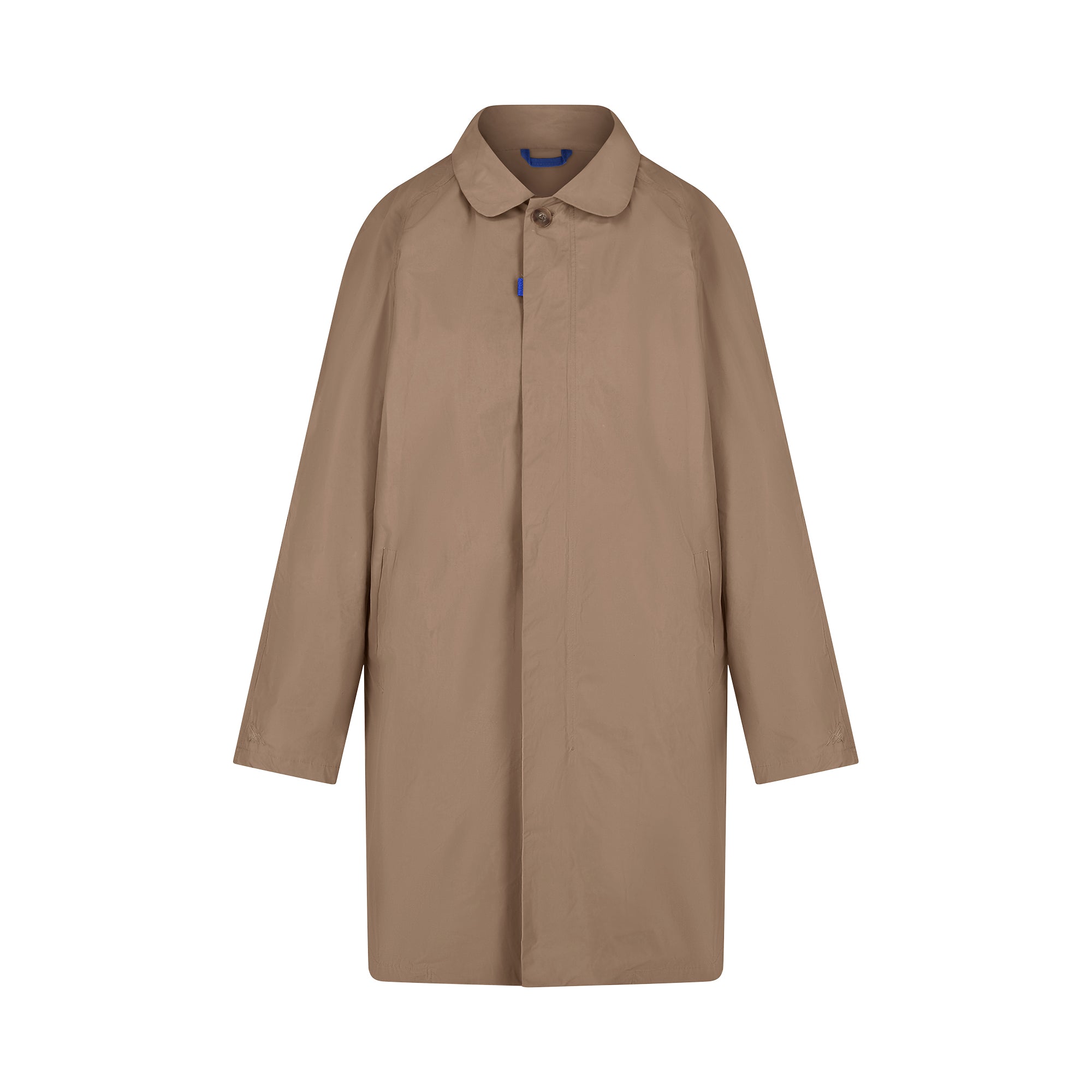 Strato men's raincoat - sand color - front view