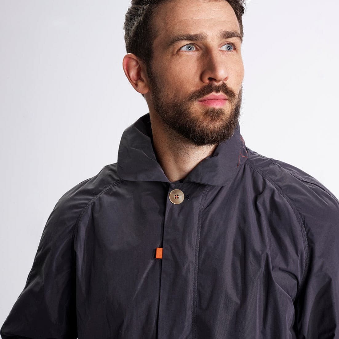 Strato men's raincoat - dark blue color -