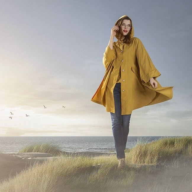 History of Vintage Raincoats, Jackets and Capes for Women
