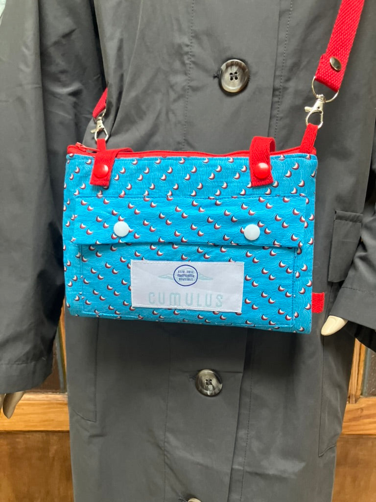 Red, White and Royal Blue - Crossbody book bag