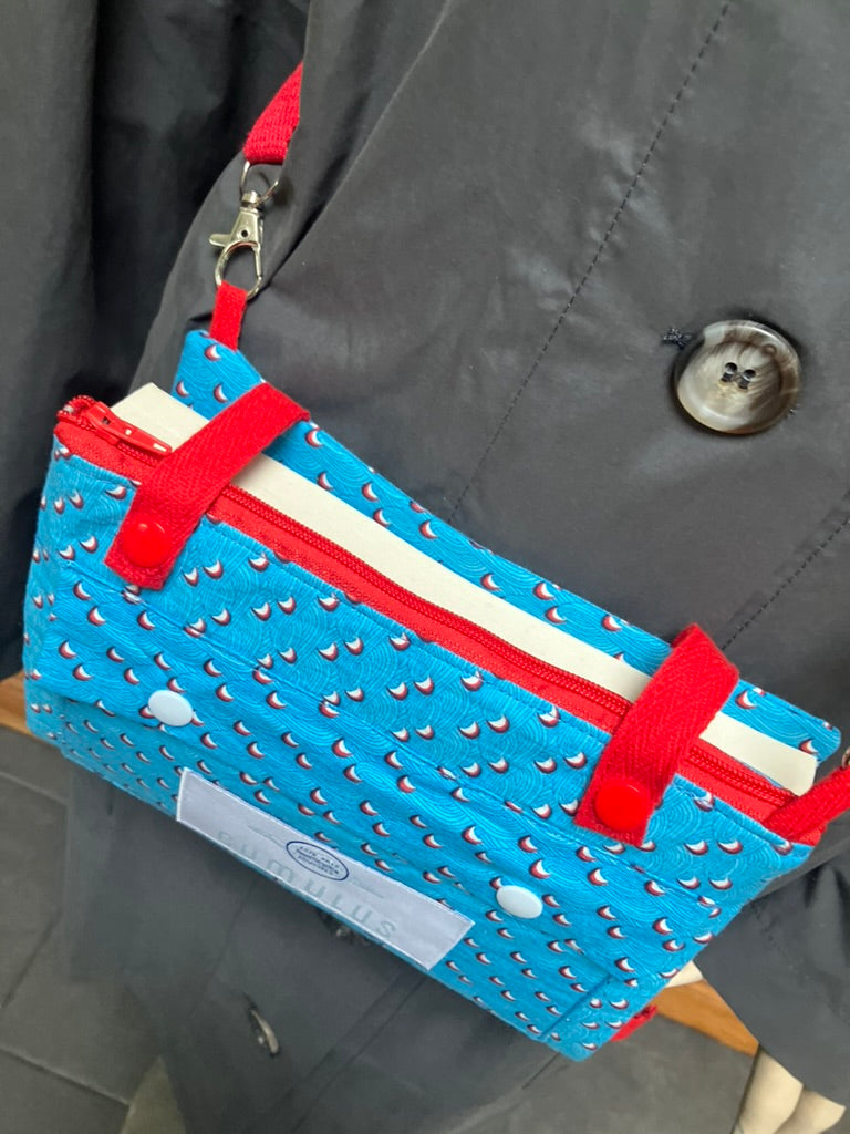 Red, White and Royal Blue - Crossbody book bag