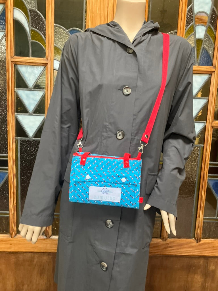 Red, White and Royal Blue - Crossbody book bag