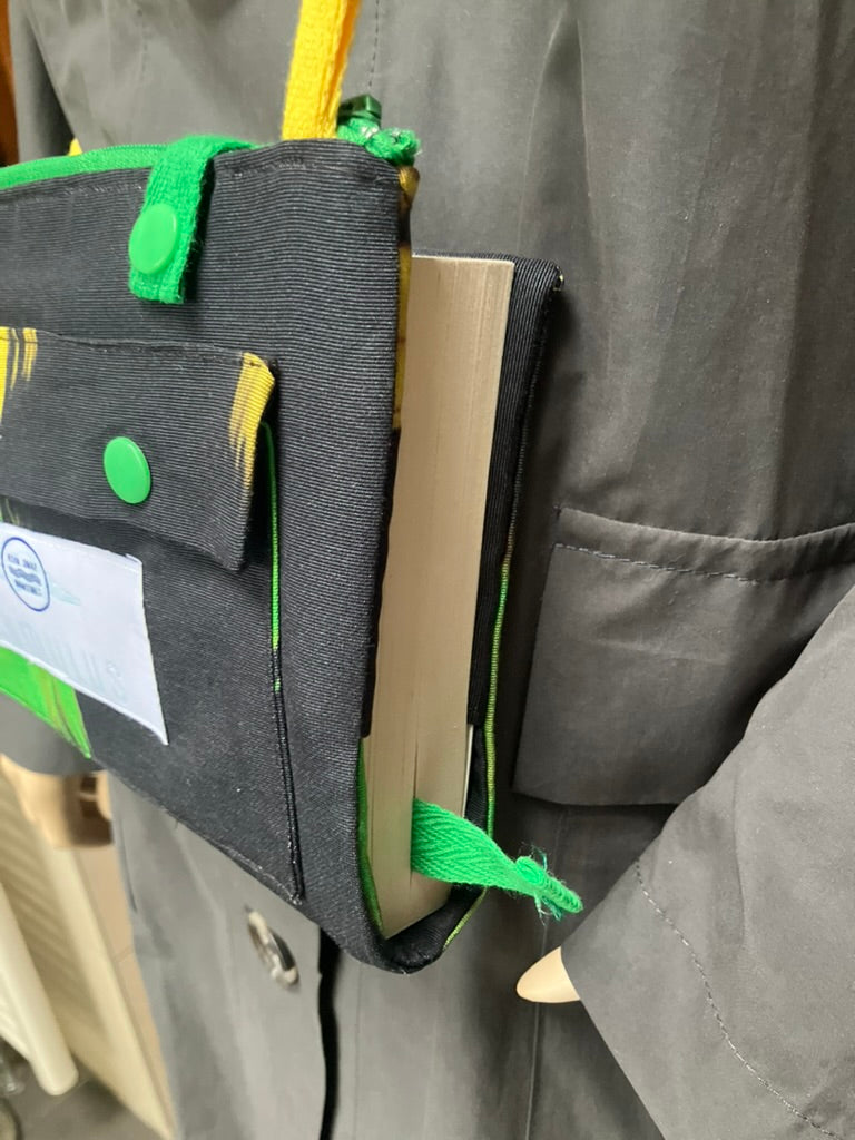 Neon Greens - Crossbodytas voor boeken