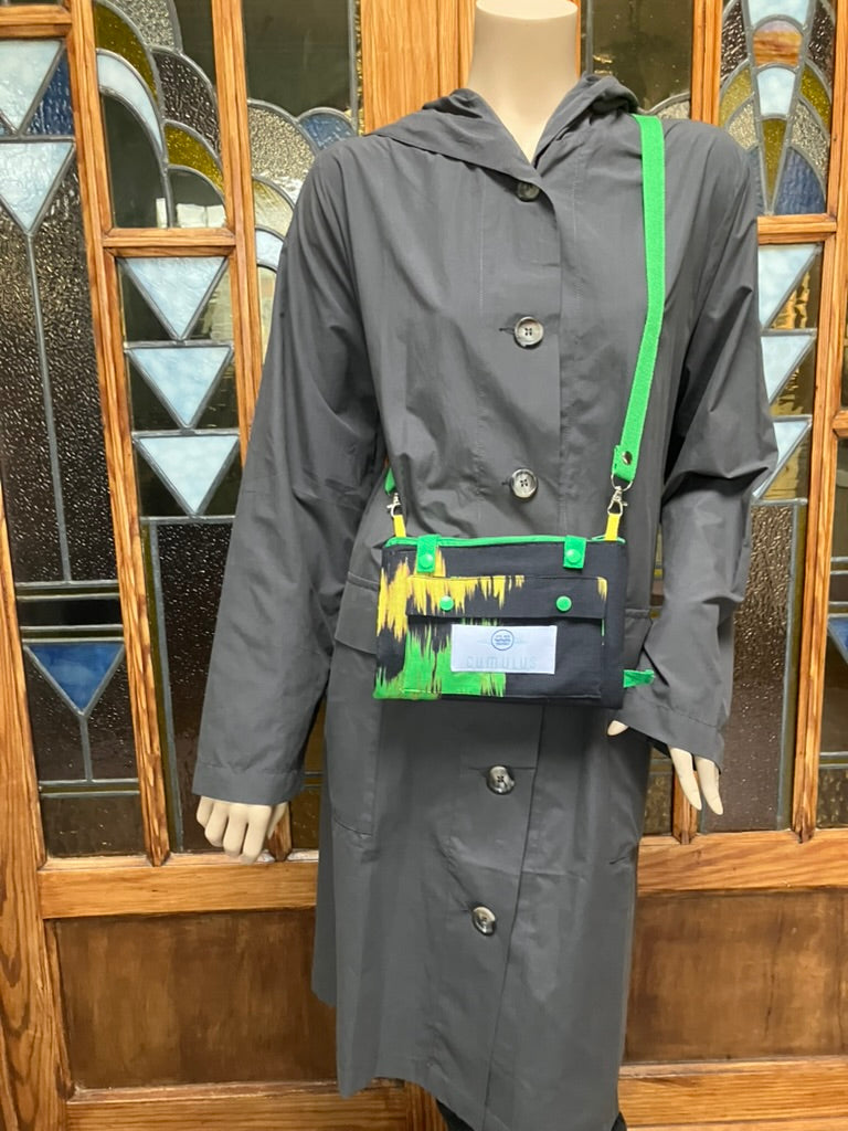 Neon Greens - Crossbodytas voor boeken