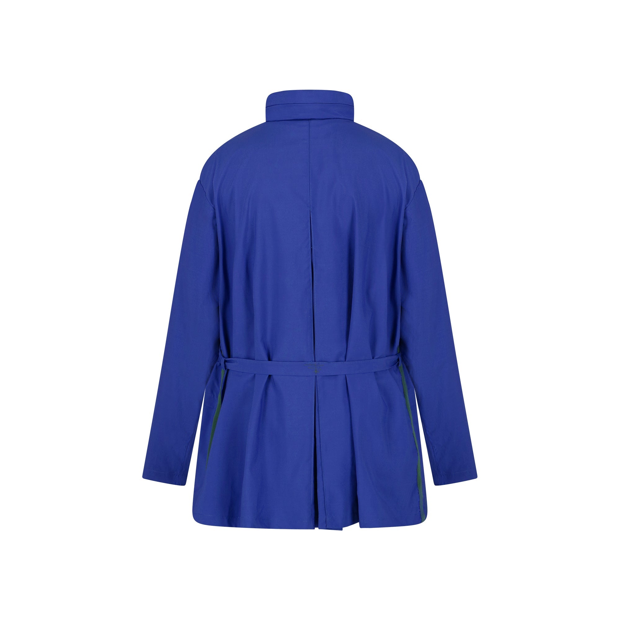 Bise raincoat - Royal Blue color - back view