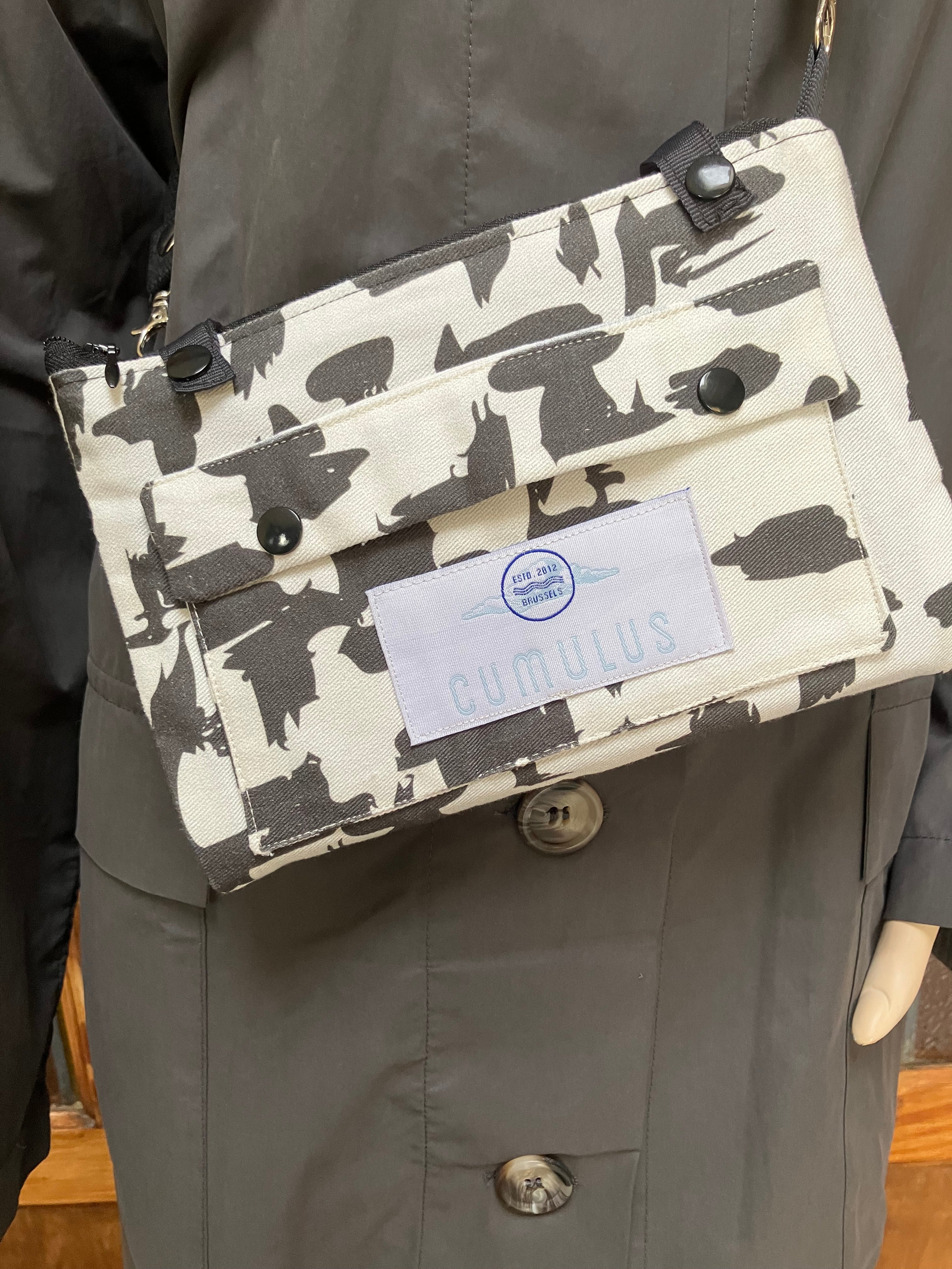 White Twilight- Crossbody book bag