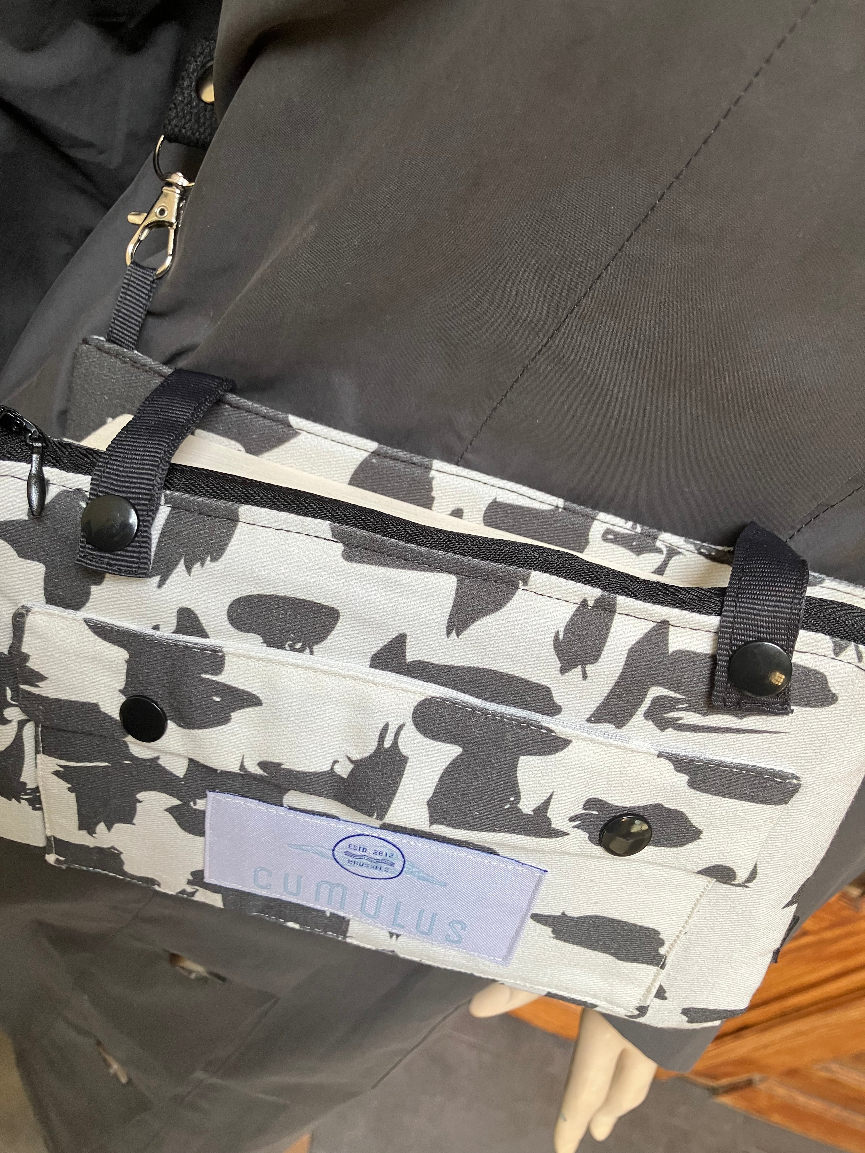 White Twilight- Crossbody book bag