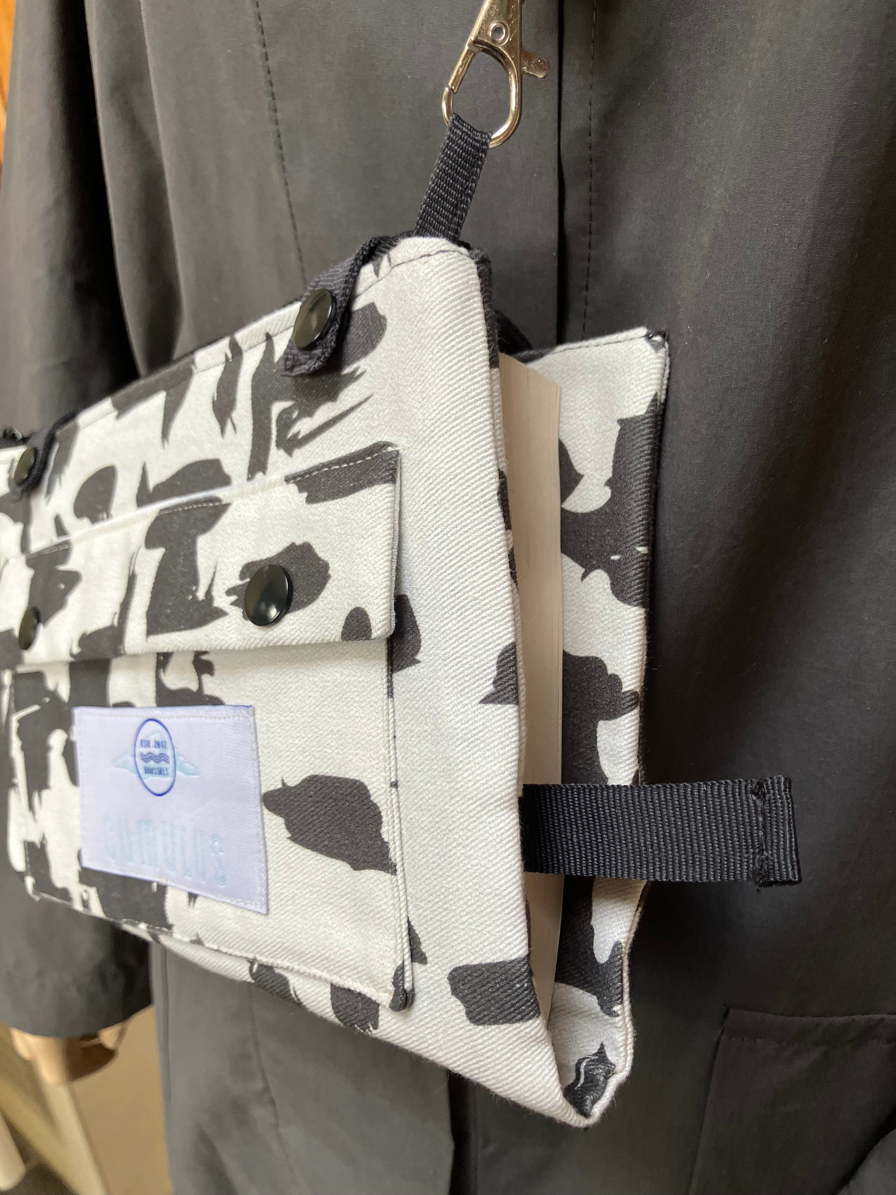 White Twilight- Crossbody book bag