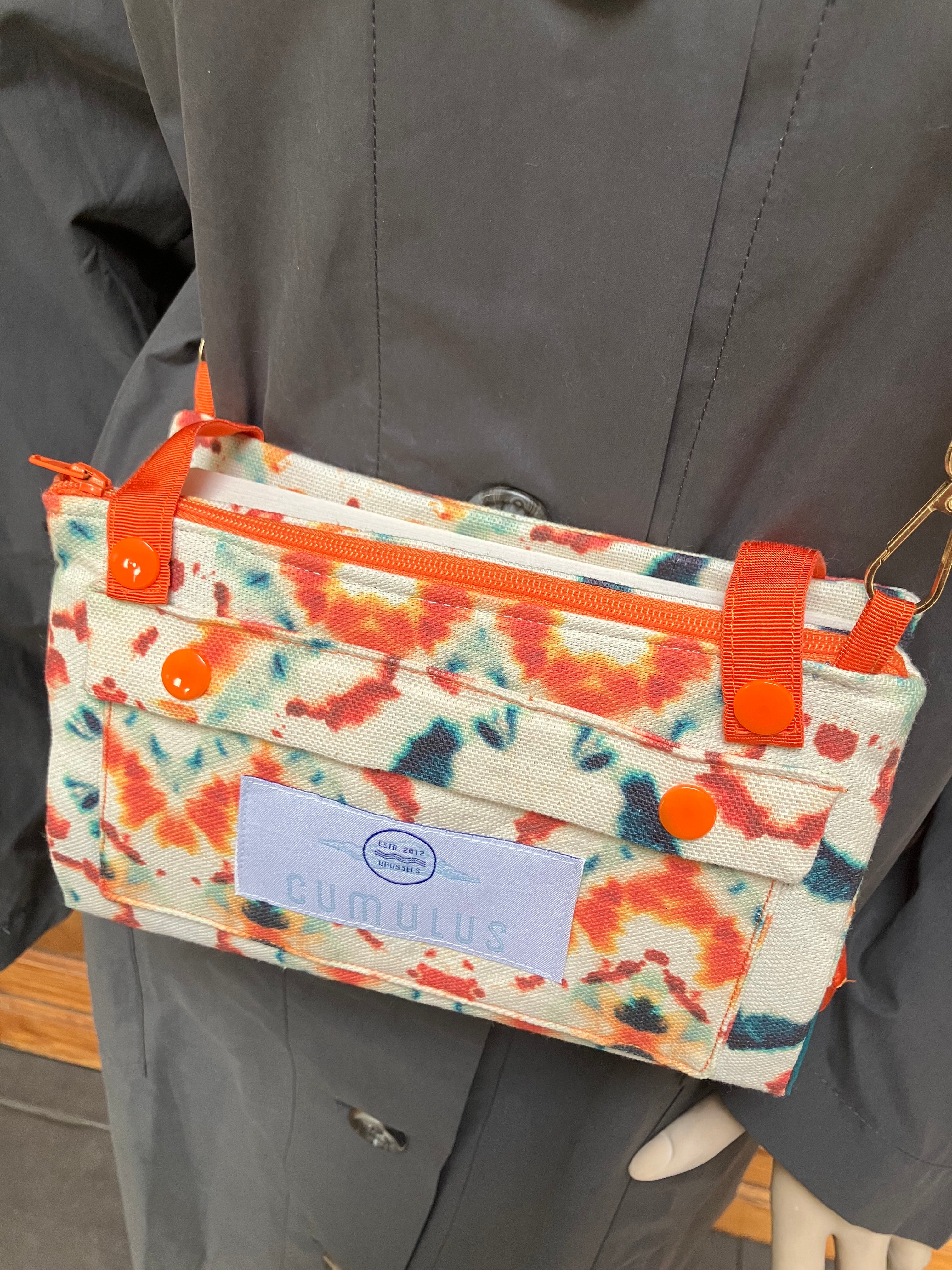 Beach Orange - Crossbody book bag