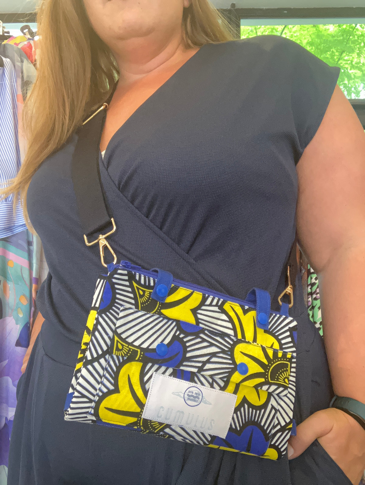 Waxing Poetic- Crossbody book bag