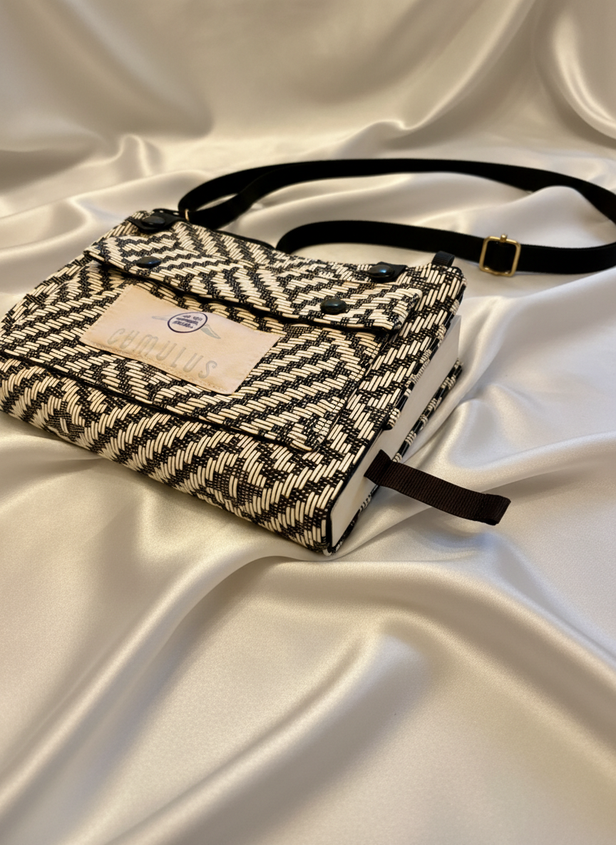 Twisted Black - Crossbody book bag