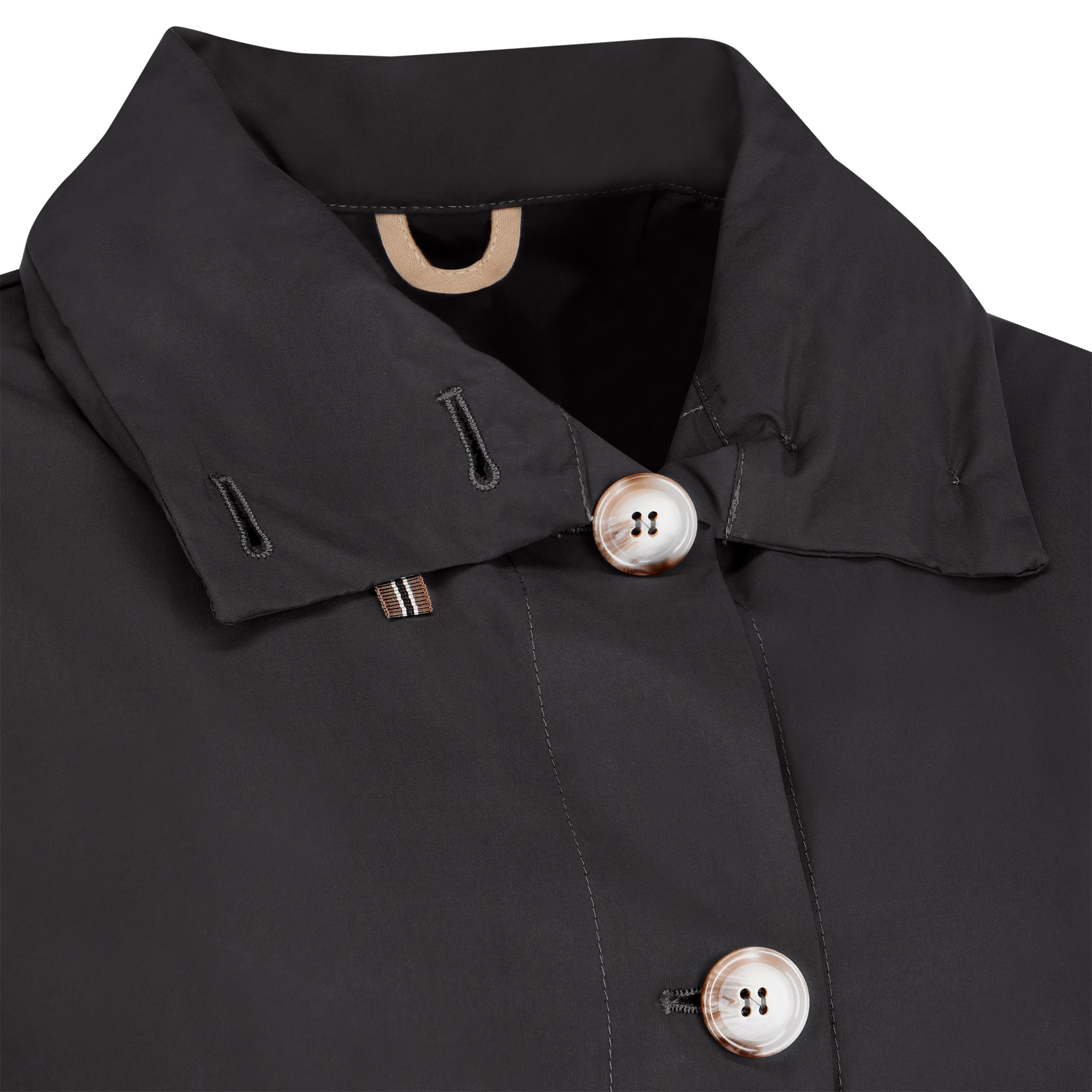 Bise - Anthracite - neckline detail