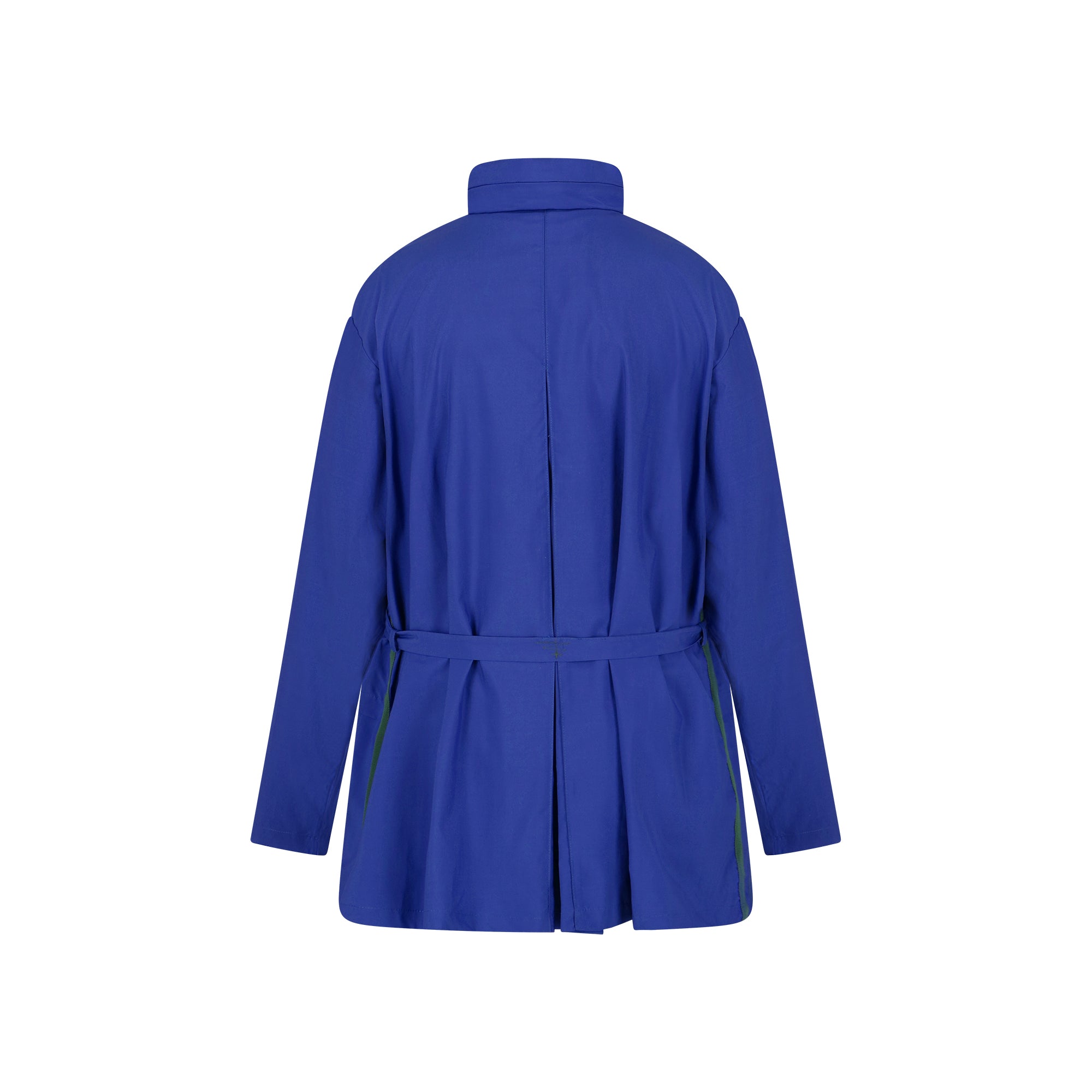Bise raincoat - Royal Blue color - back view