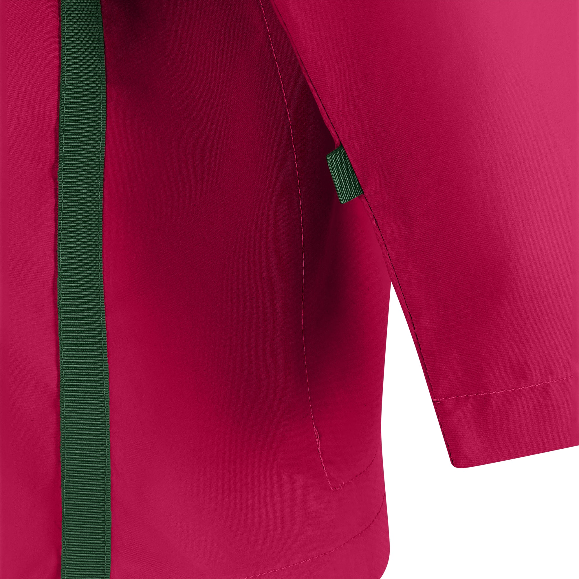Bise raincoat - Cherry color - sleeve detail