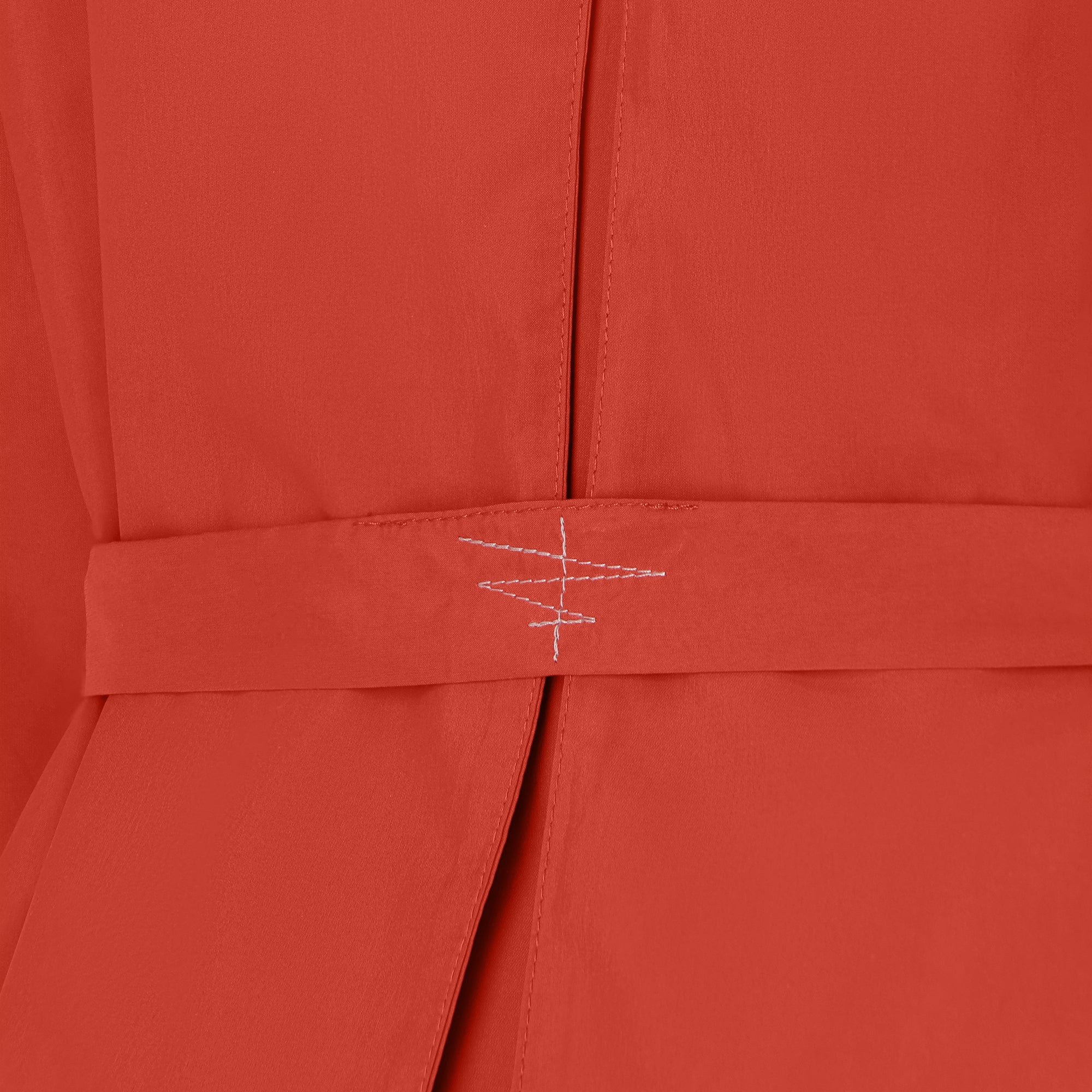 Bise raincoat - Orange color - belt detail