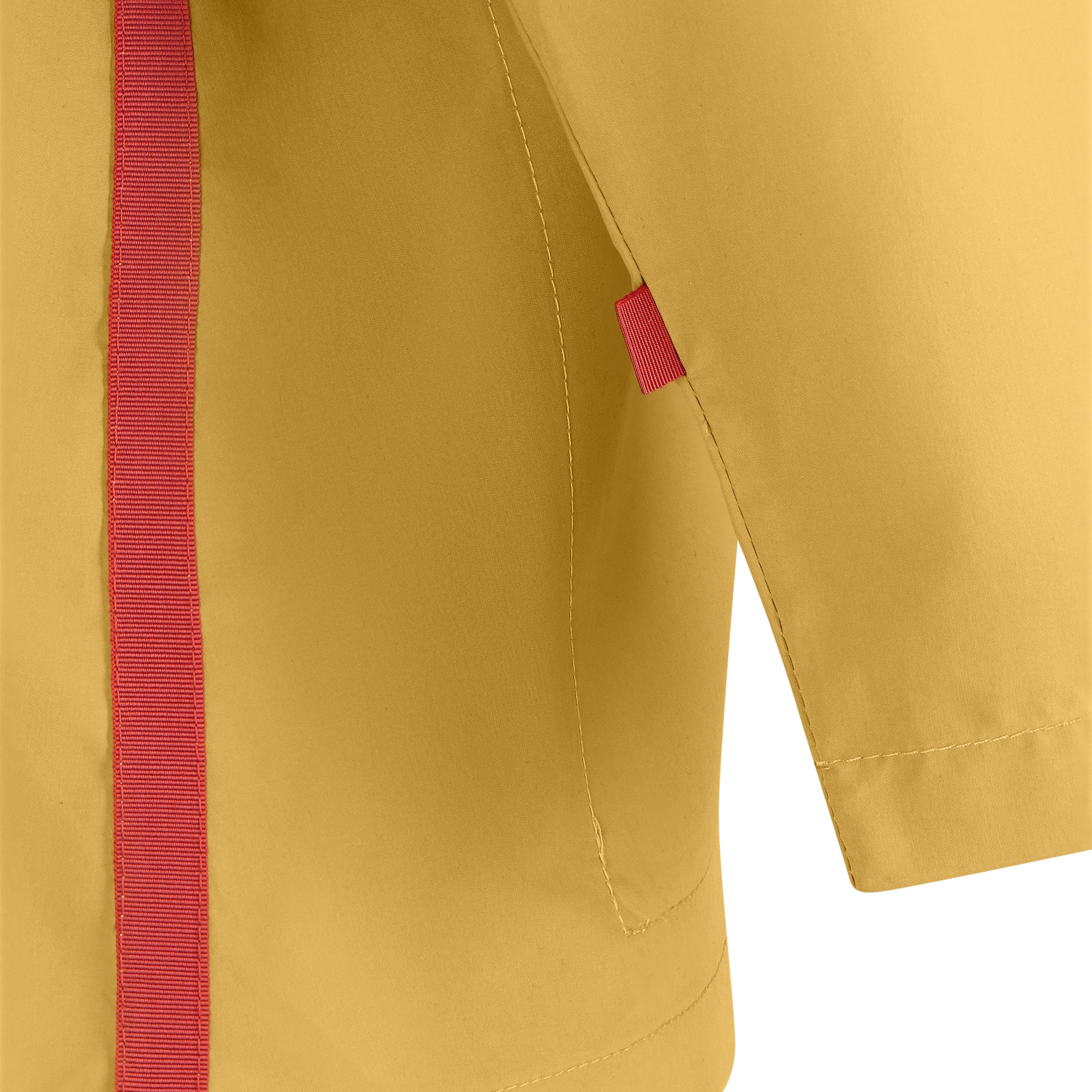 Bise raincoat - Curry color - sleeve detail