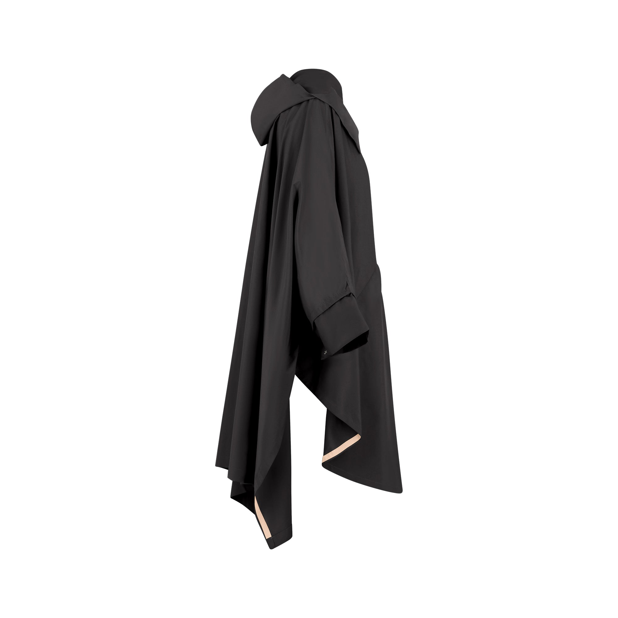Cape Town raincoat - Anthracite color -  side view