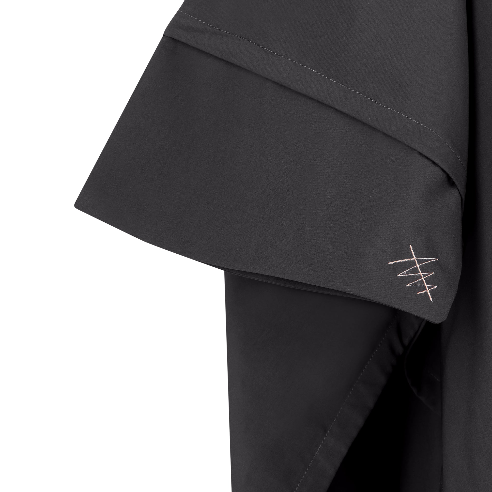Cape Town raincoat - Anthracite color - sleeve detail
