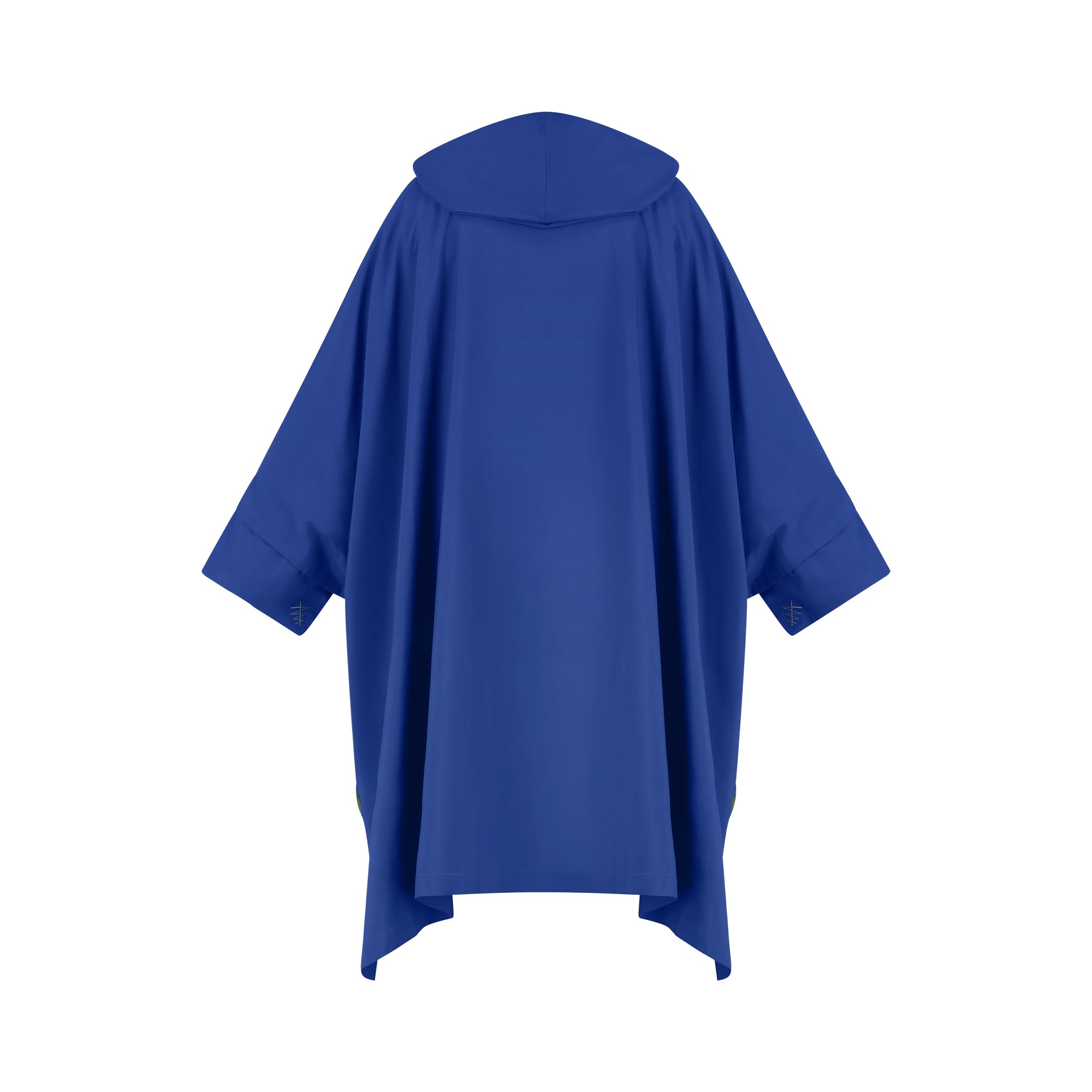 Cape Town raincoat - royal blue color - back view