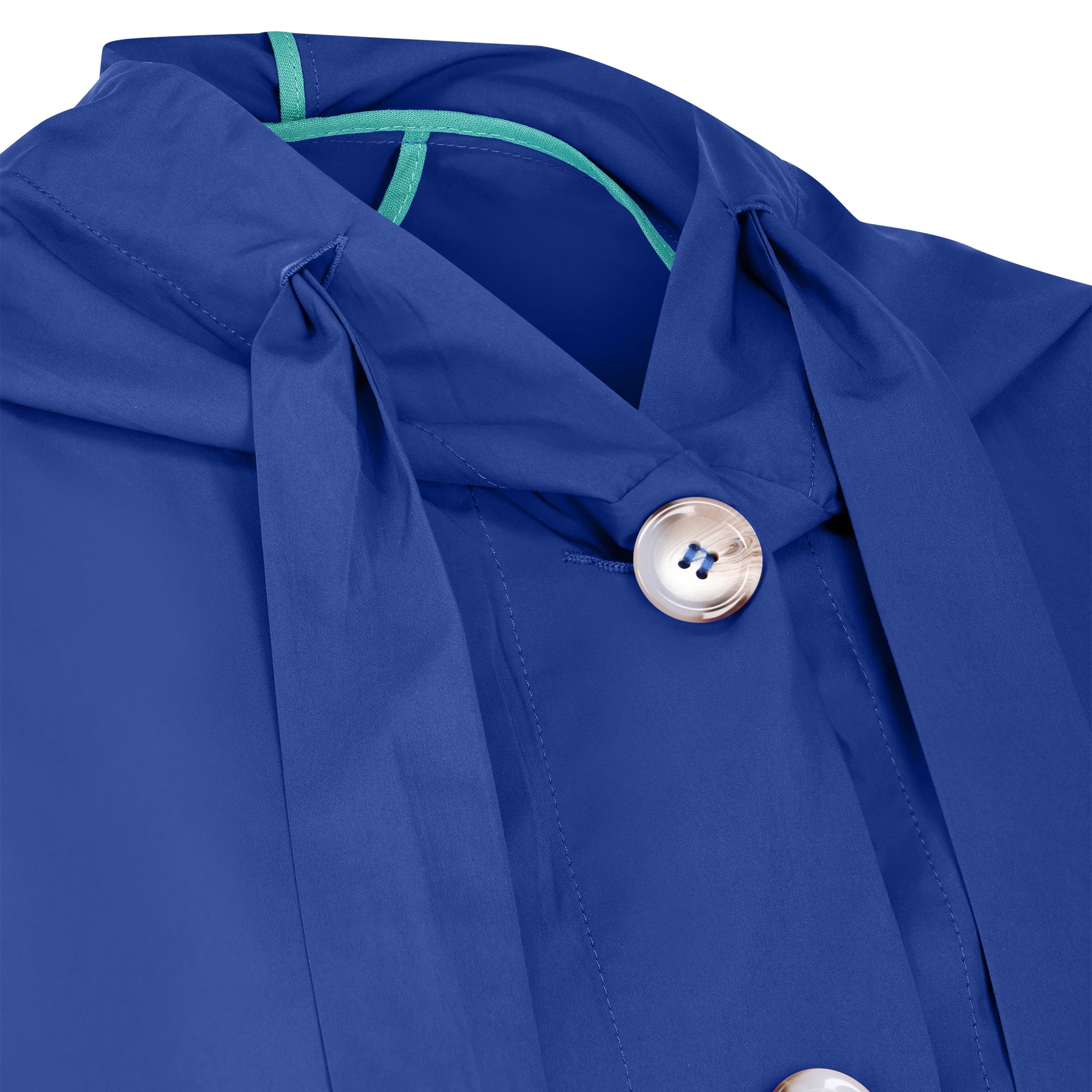 The Classic - royal blue color - neckline detail