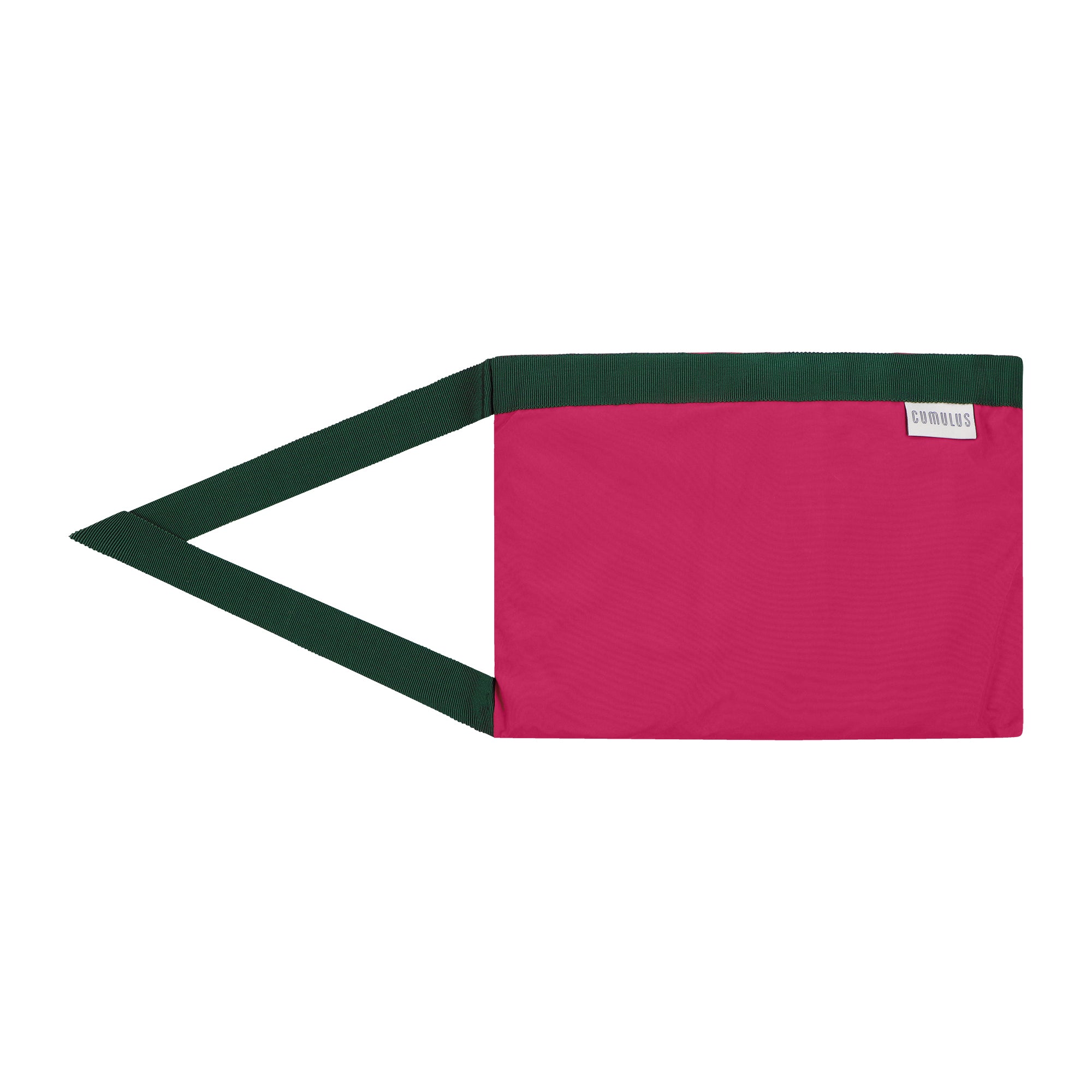 The classic raincoat - cherry color - pouch bag