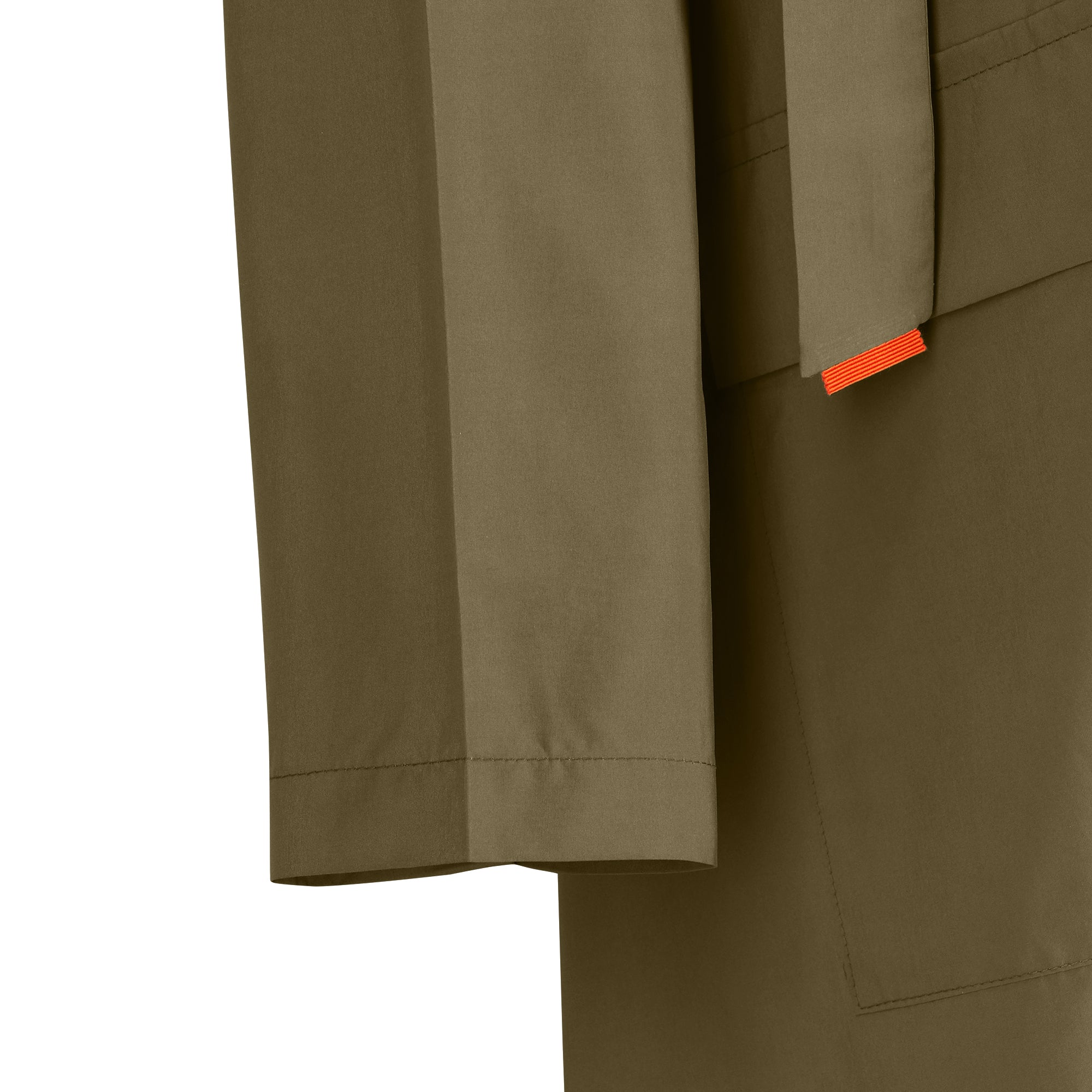 The Classic - Kaki sleeve detail