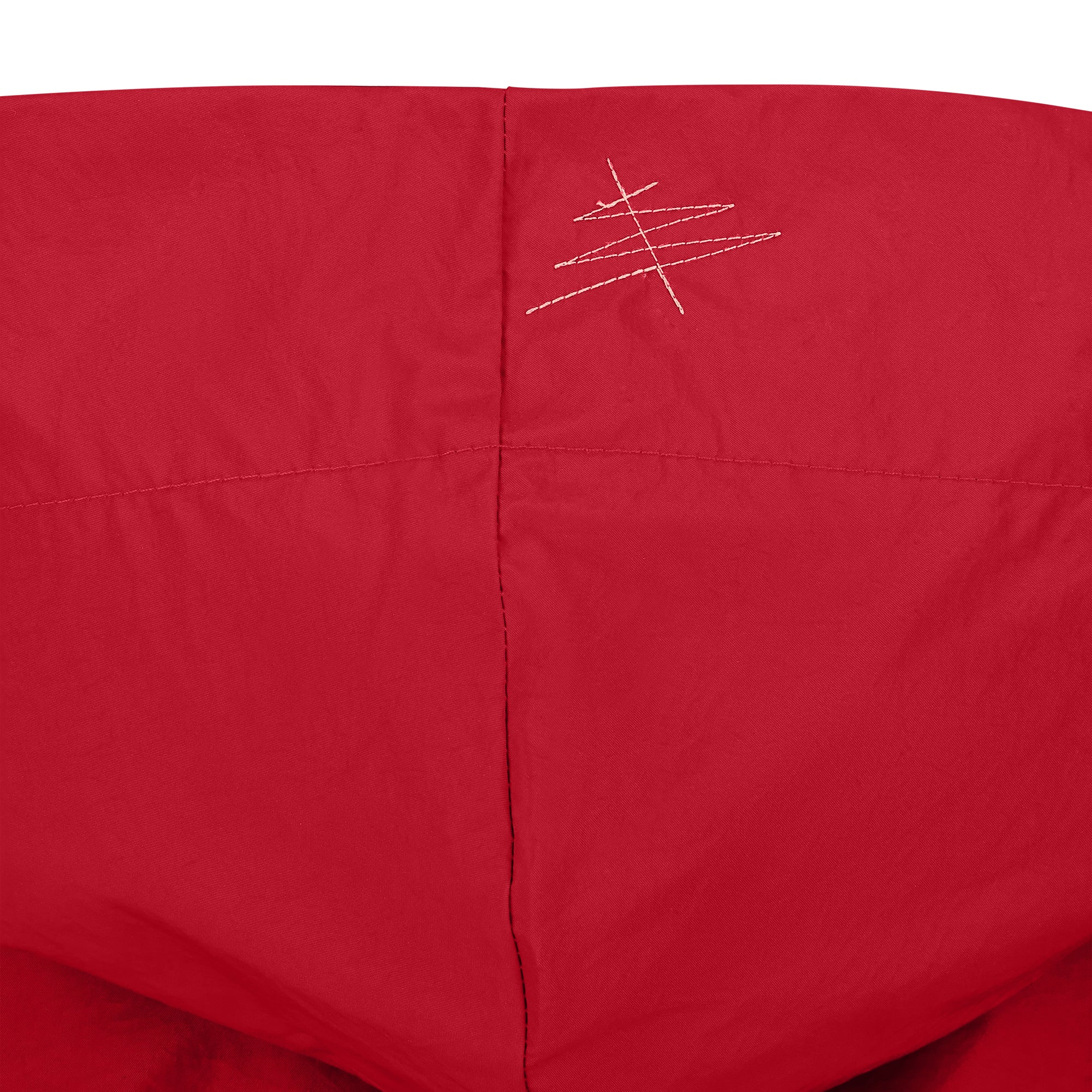 Mistral raincoat - Red Sunset color - hood detail
