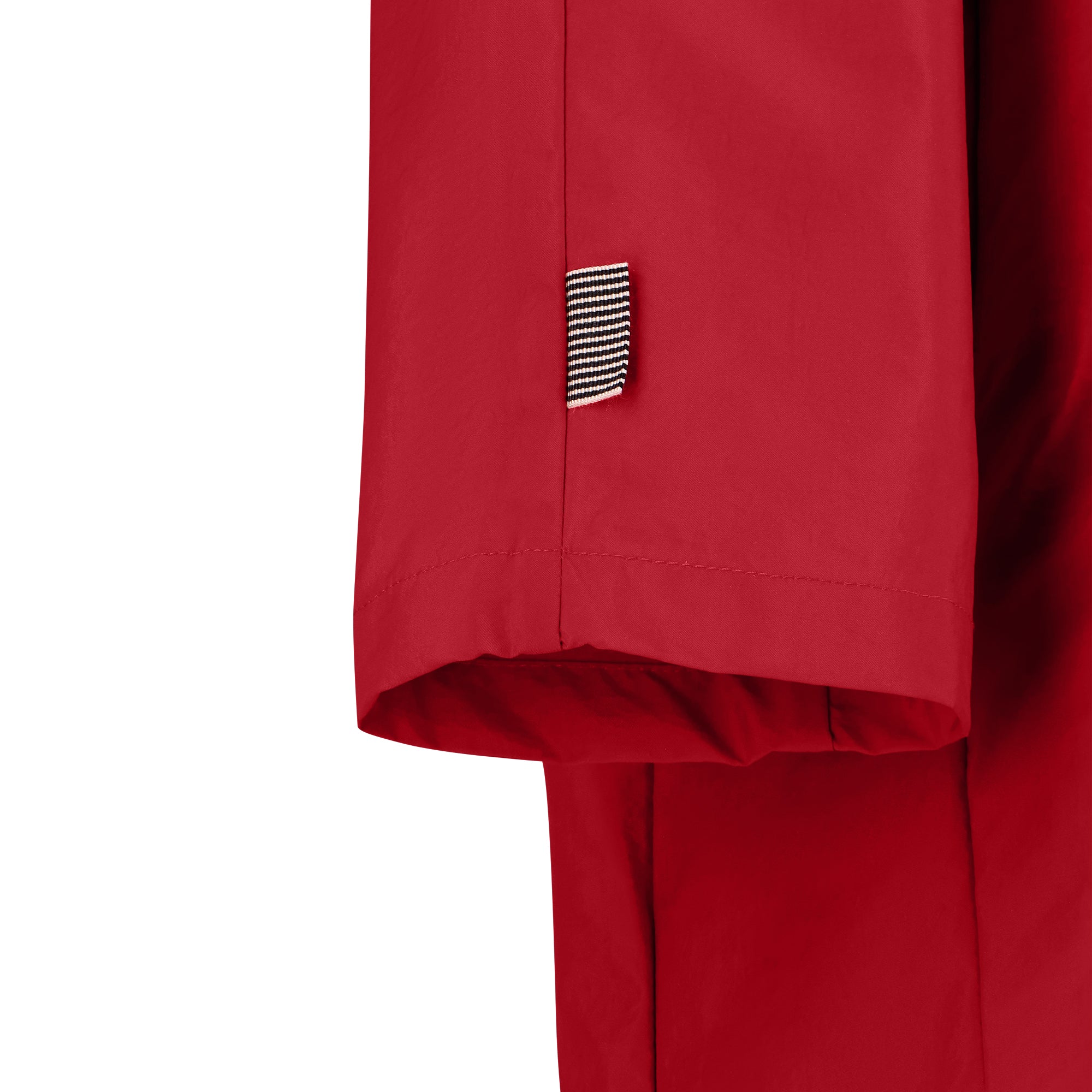 Mistral raincoat - Red Sunset color - sleeve detail