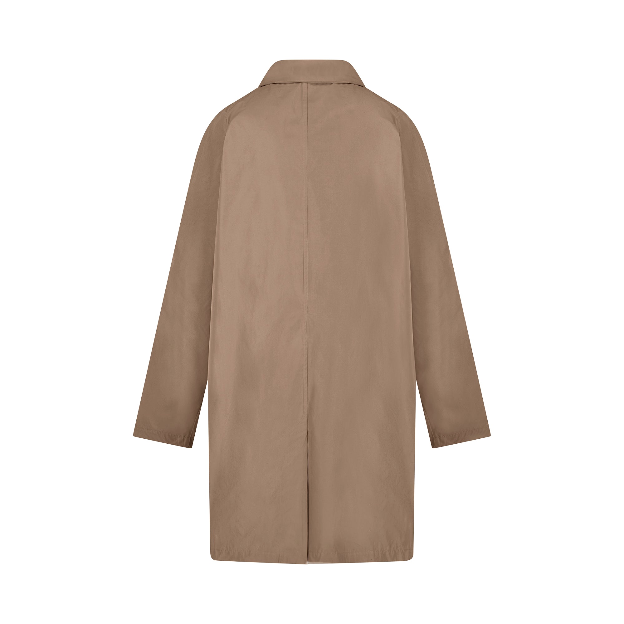 Strato men's raincoat - sand color - back view