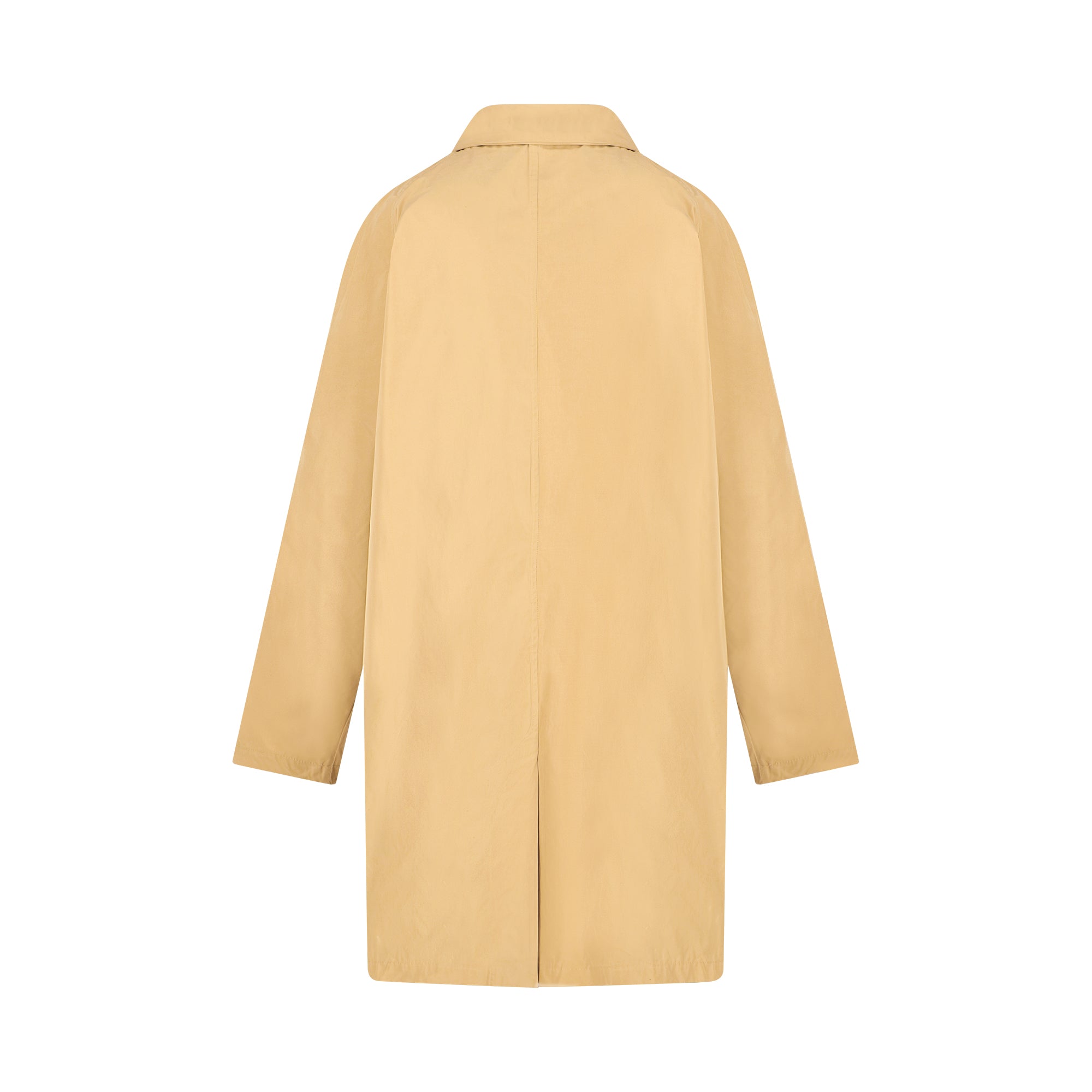 Strato men's raincoat - panama color - back view