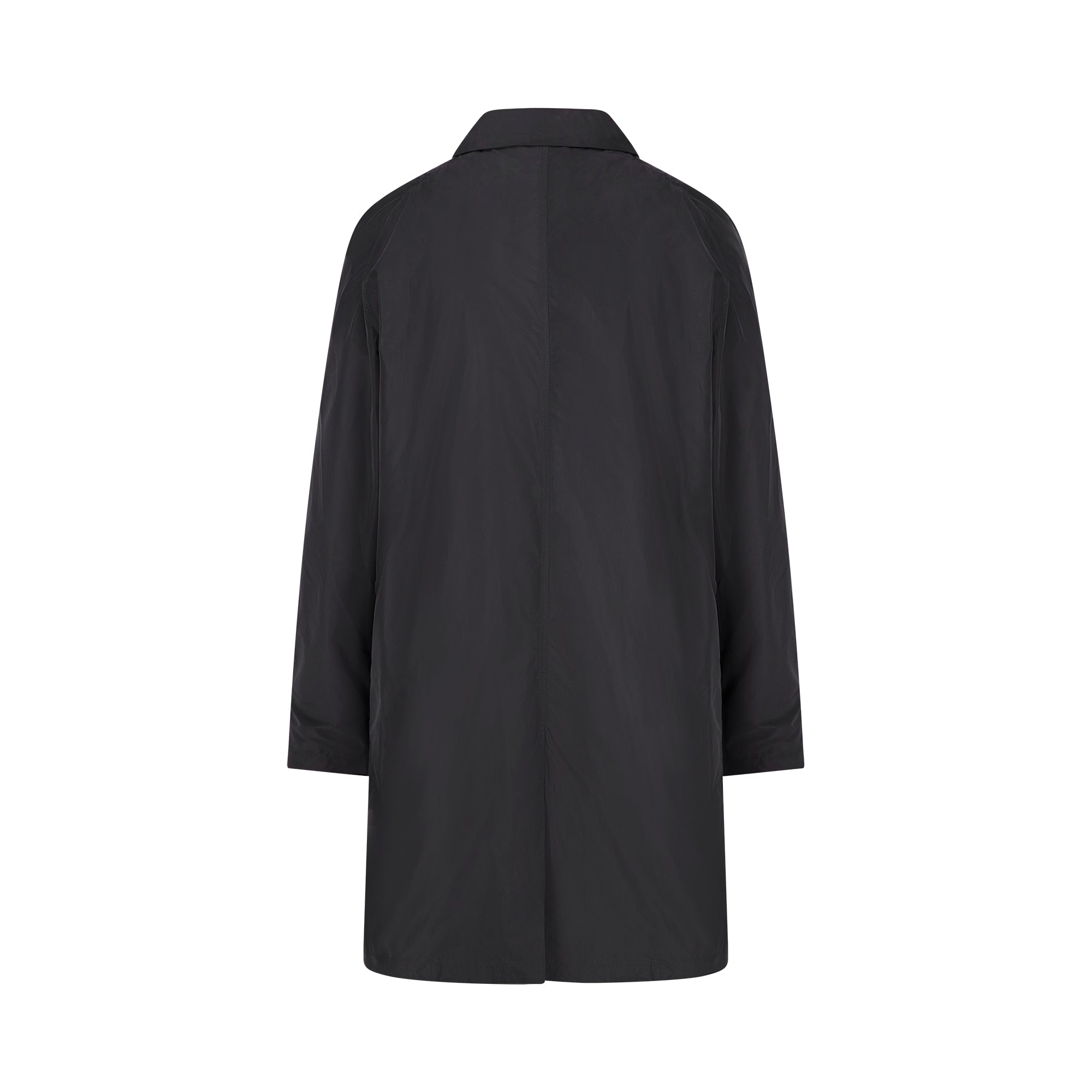 Strato men's raincoat - dark blue color - back view