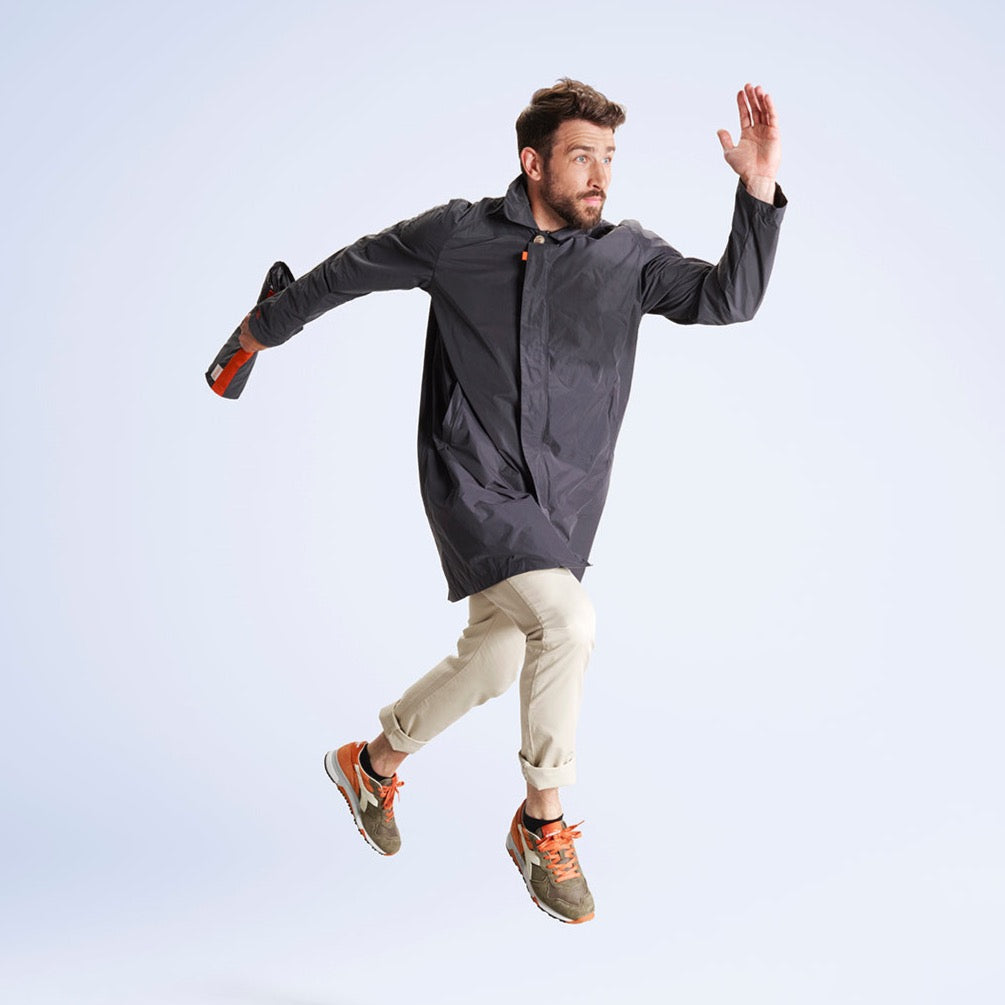 Strato men's raincoat - dark grey color - 