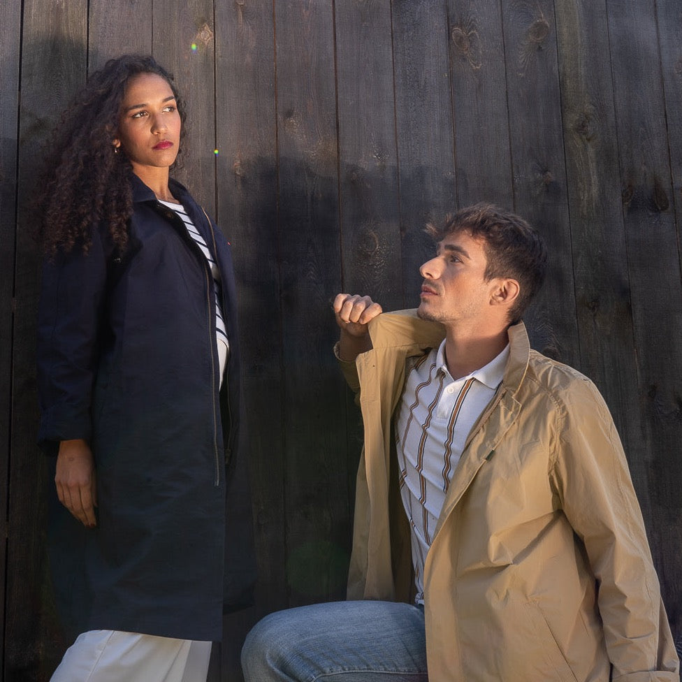 Strato men's raincoat - panama color